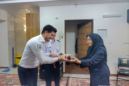 تجلیل از پرسنل اورژانس ۱۱۵ شهرستان خمینی شهر