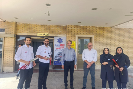 تجلیل از پرسنل اورژانس ۱۱۵ شهرستان خمینی شهر