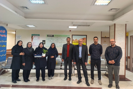 گرامیداشت روز مددکار در بیمارستان ۹دی