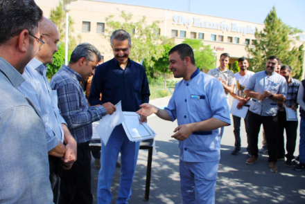 تجلیل از پرسنل محترم خدمات