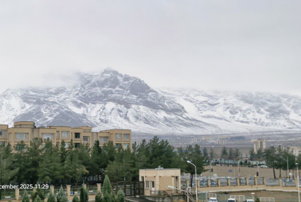قابهای برفی بیمارستان 9 دی