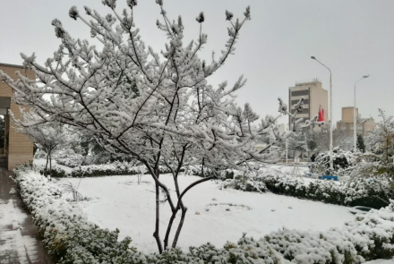 قابهای برفی بیمارستان 9 دی